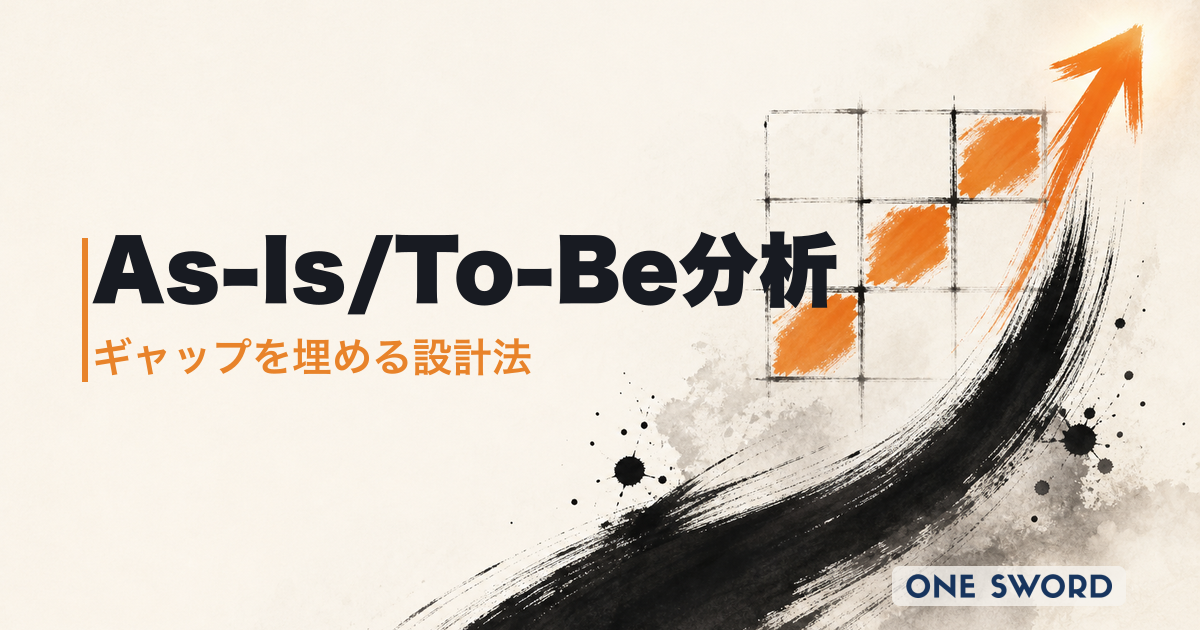As-Is/To-Be分析のやり方｜記入テンプレート表とギャップ分解ワークシート付き