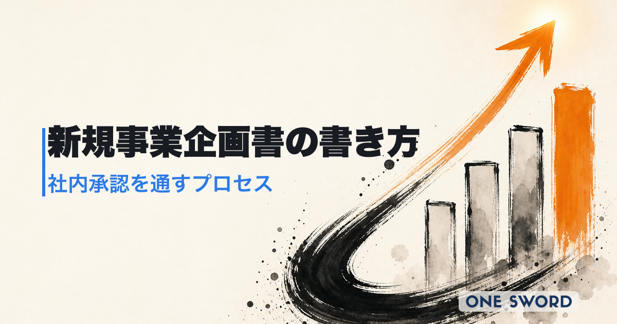 新規事業企画書の書き方｜社内承認を通すプロセス設計と「落ちる企画書」の構造的原因